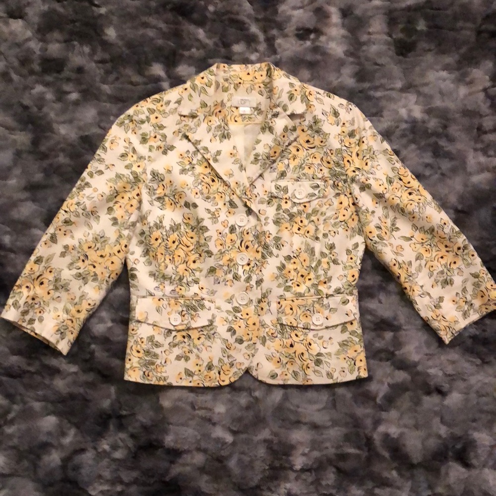 Ann Taylor LOFT Floral Blazer